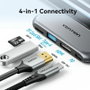 Vention Docking Station THYH0 USB-C 4 en 1 Gris
